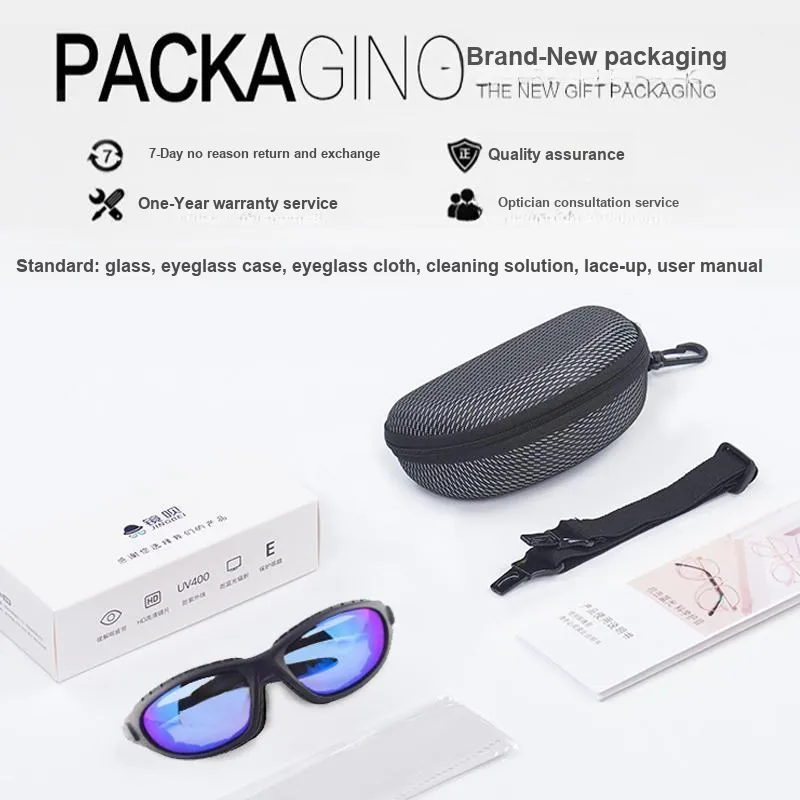 JINGBEI PC Oval Sunglasses Unisex-4