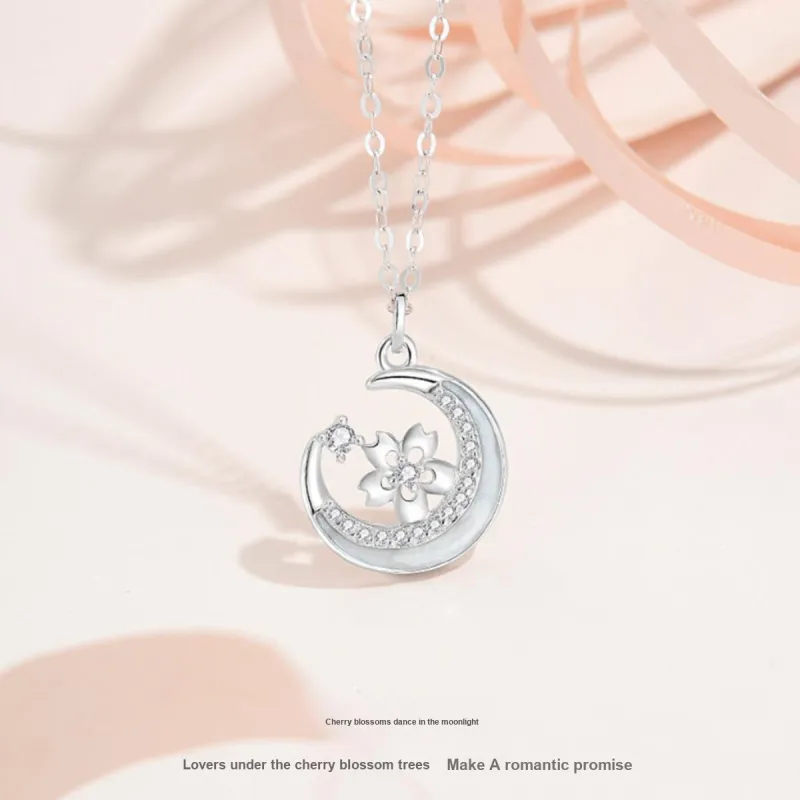 FBRUE 925 Sterling Silver Necklaces Women's-3