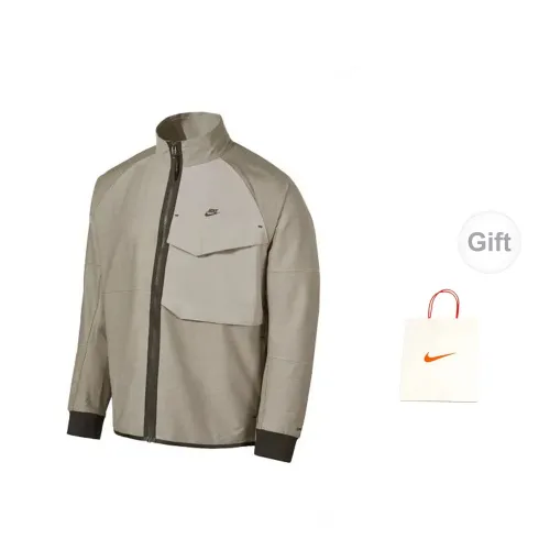 Nike Sportswear Jackets Men Moonstone Fossil Gray+Gift Bag