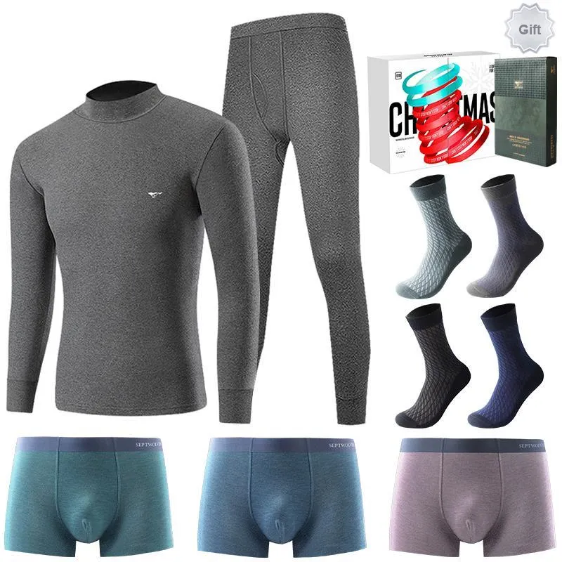 SEPTWOLVES Fall And Winter Thermal Set Men's-248