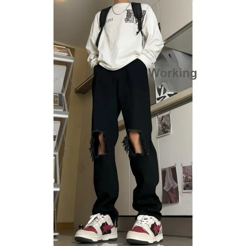 SOCKKEY Jeans Unisex Black-5