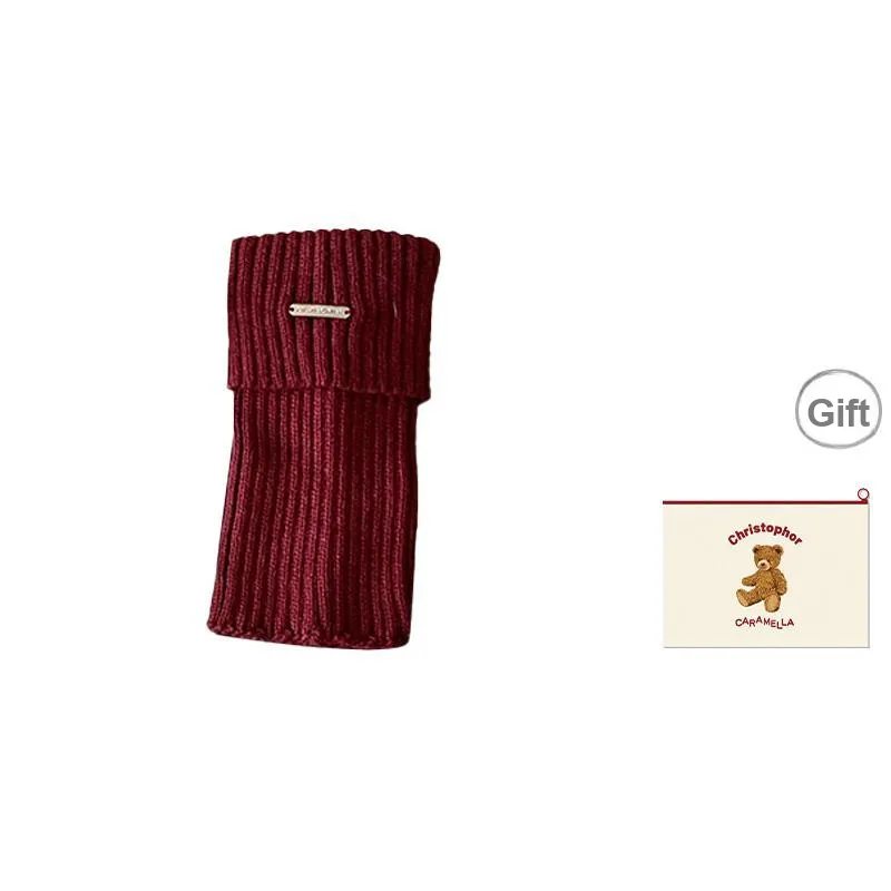 Caramella Mid Calf Socks Women's Shopping Bag Combo Set-17