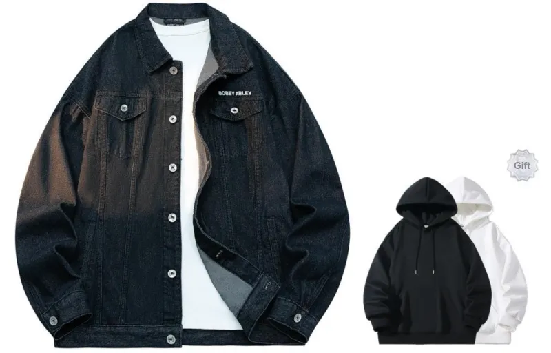 BOBBY ABLEY Denim Jackets Unisex-13