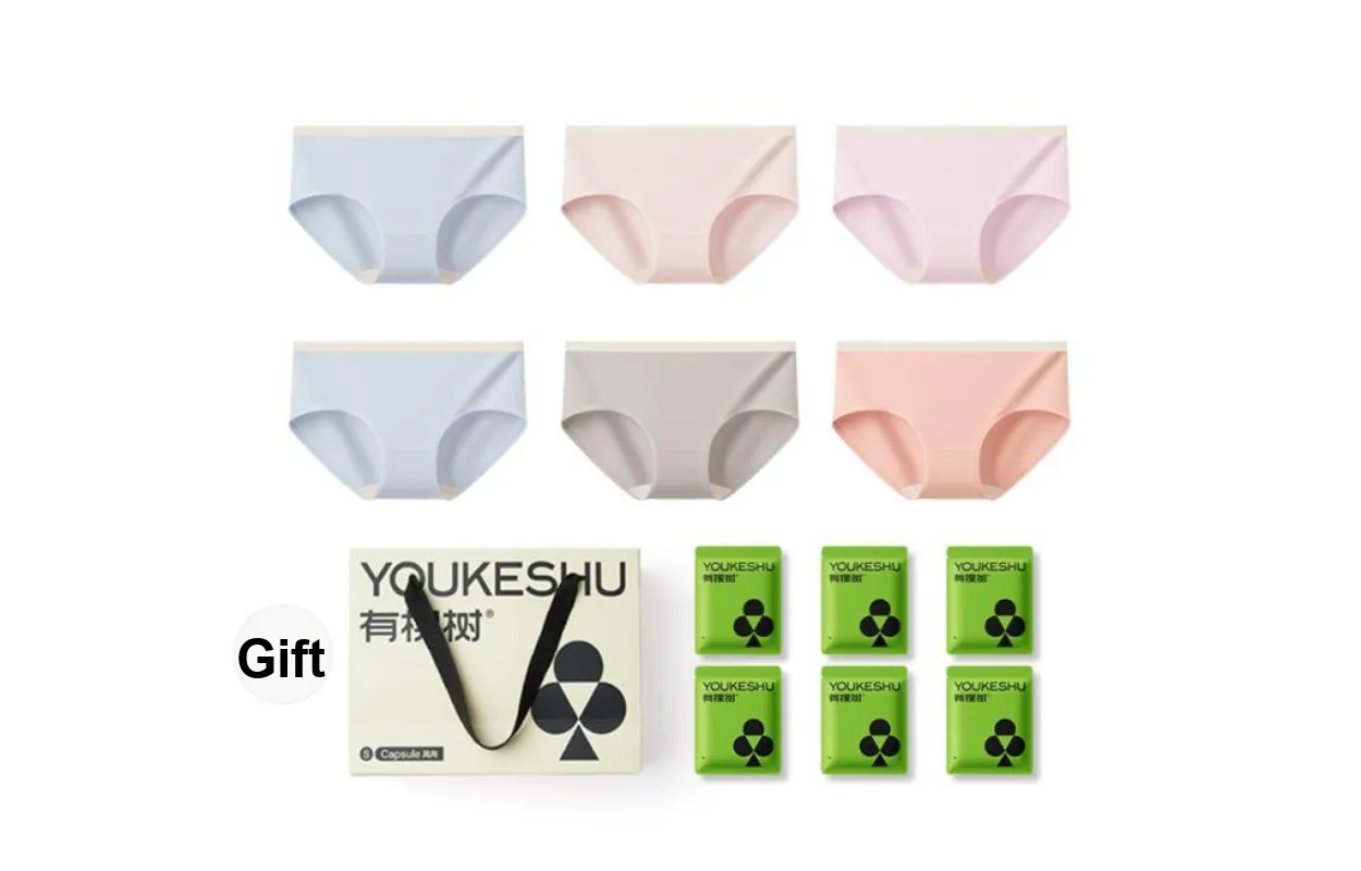 YOUKESHU Underpants Women's 6 Pack