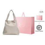 Milk Tea Plain Weave Tote