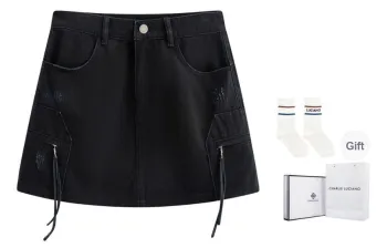 Charlie Luciano Denim Short Skirts Women's