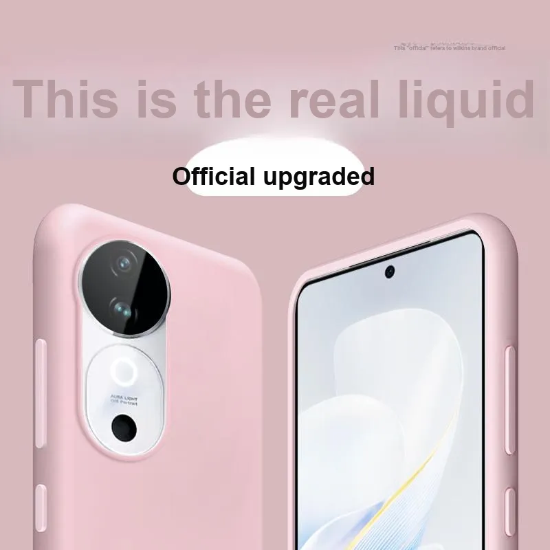 ZHUOJI Silicone Material Phone Cases Compatible With Vivo S19/S19 Pro Case Impact Resistant Advanced Fashionable Simple-17
