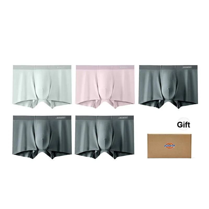 Dickies Underwear Gift Box Men's Seamless High Rebound Boxer Briefs 3 Pack-12