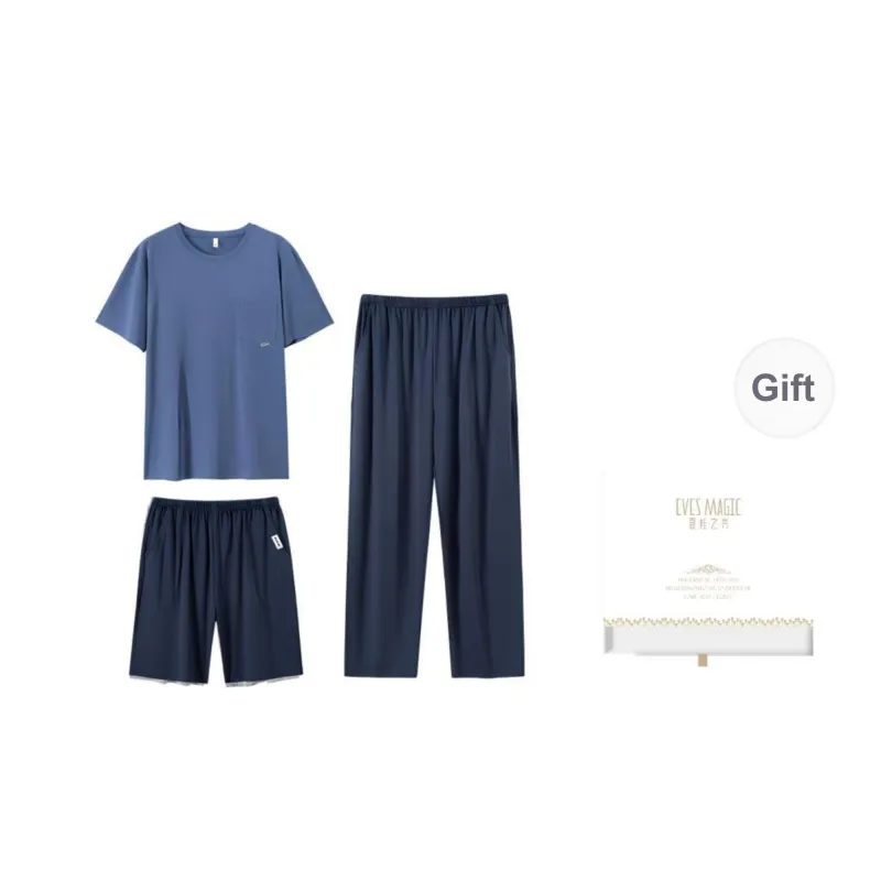 XIA.WA.ZHI.XIU Pajama Set Men's Gift Box Set-28