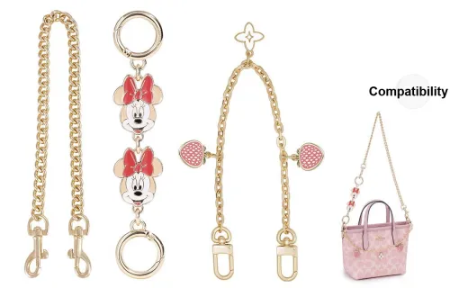 Lan Bao Fan Микрофибра Сплав Мода Модифицированный Удлинитель Цепь Декоративная Цепь Сумка Ремешок Женский Золотой