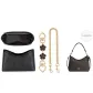 (Black Three-Piece Set) DuPont Paper Liner+Cherry Blossom Extender Chain 15cm+Decorative Chain 45cm