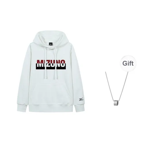 Mizuno Sweatshirt Unisex White Comes With Necklace