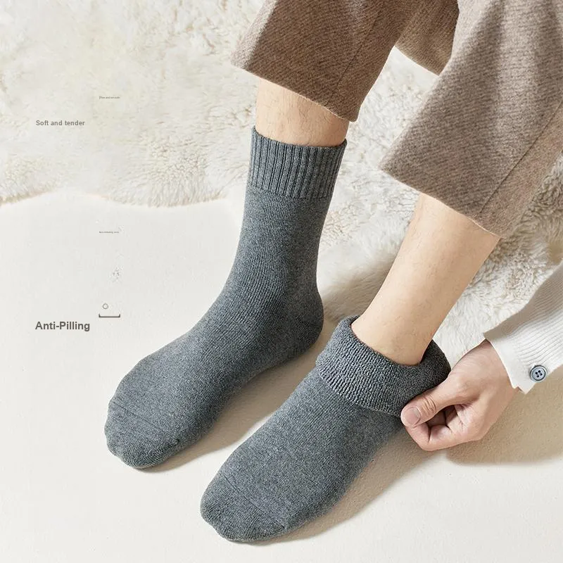 MIIOW Mid Calf Socks Men's Box Of 3 Pairs-2