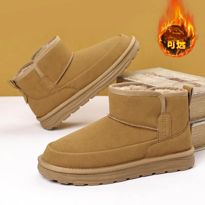 Wooden Rabbit Thermal Short Snow Boots Men's-7