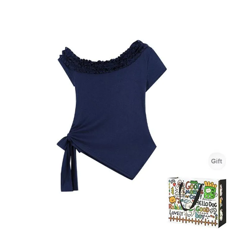 HAPG T Shirts Women's Royal Blue Shopping Bag-1