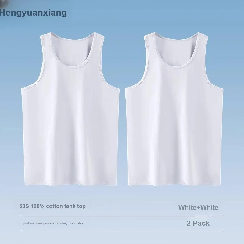 H YXIANG Tank Top Men's Combo Set-29