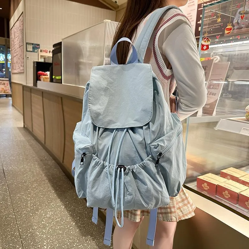 PESASRIE Nylon Backpack Women's Multicolor-4