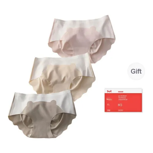 MIIOW Underpants Women's Shopping Bag 3 Pack