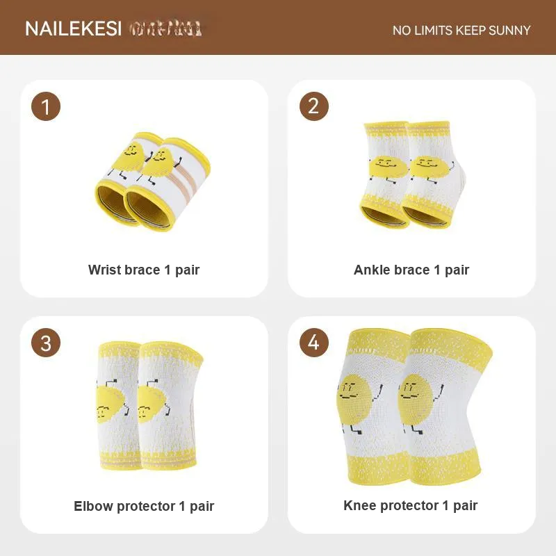 NAILEKESI Knee Pads Polyester Cycling Soccer Basketball Kids'-9