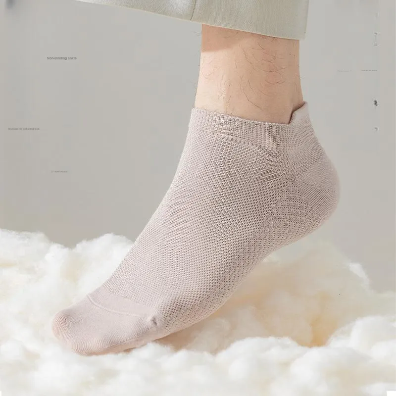 MIIOW Cool One Summer Series Ankle Socks Men's Shopping Bag 5 Pack-4