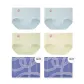 (Solid Color Version-4 Pack Independent Shopping Bag Included) 2 Pack Blue+Green+Yellow