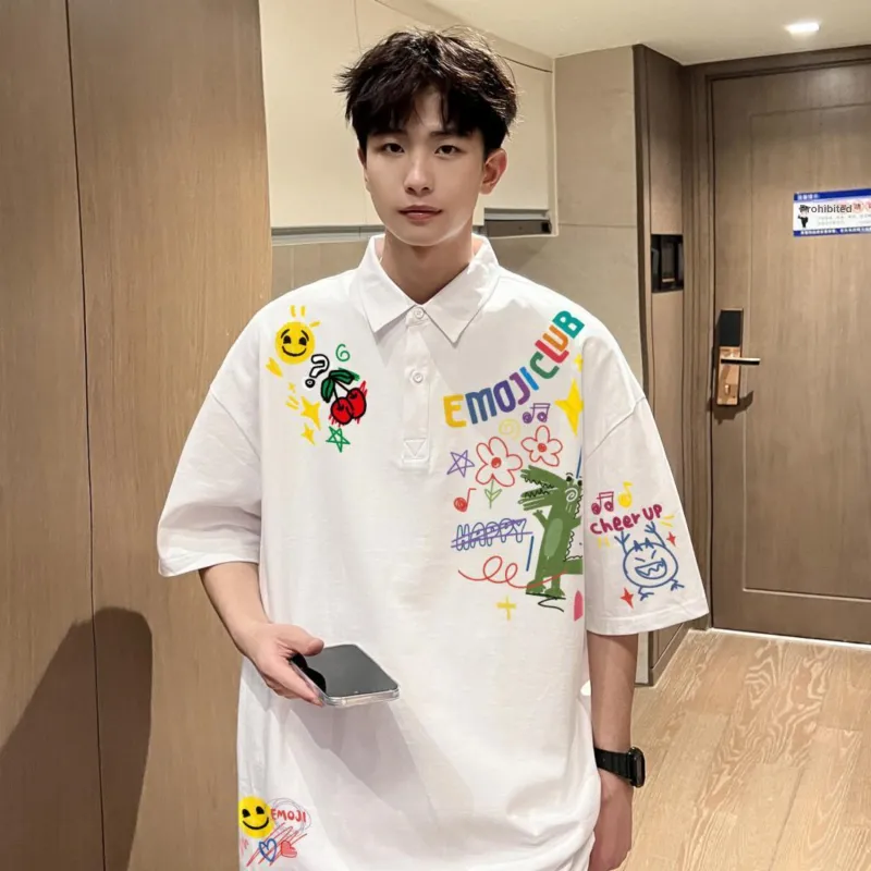 Emoji Polo Shirts Unisex-3