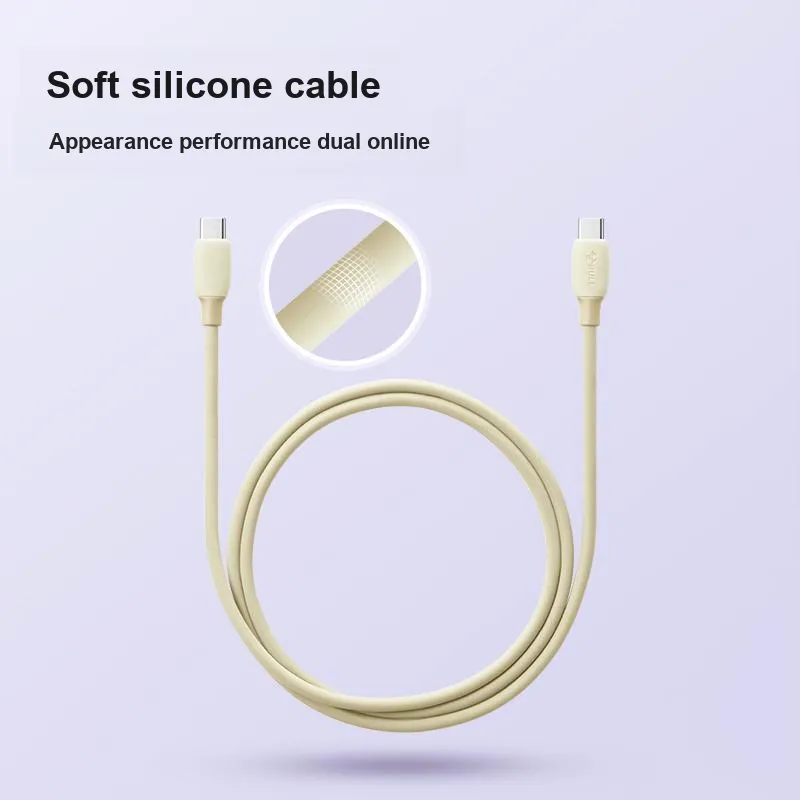 BULL G JCC110C 1m Type C To Type C Anti Collapsible Cables-1