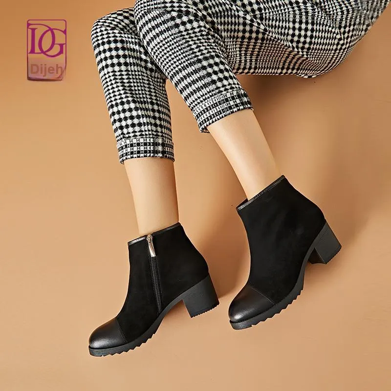 DG Ankle Boots Women's Umber/Black-1