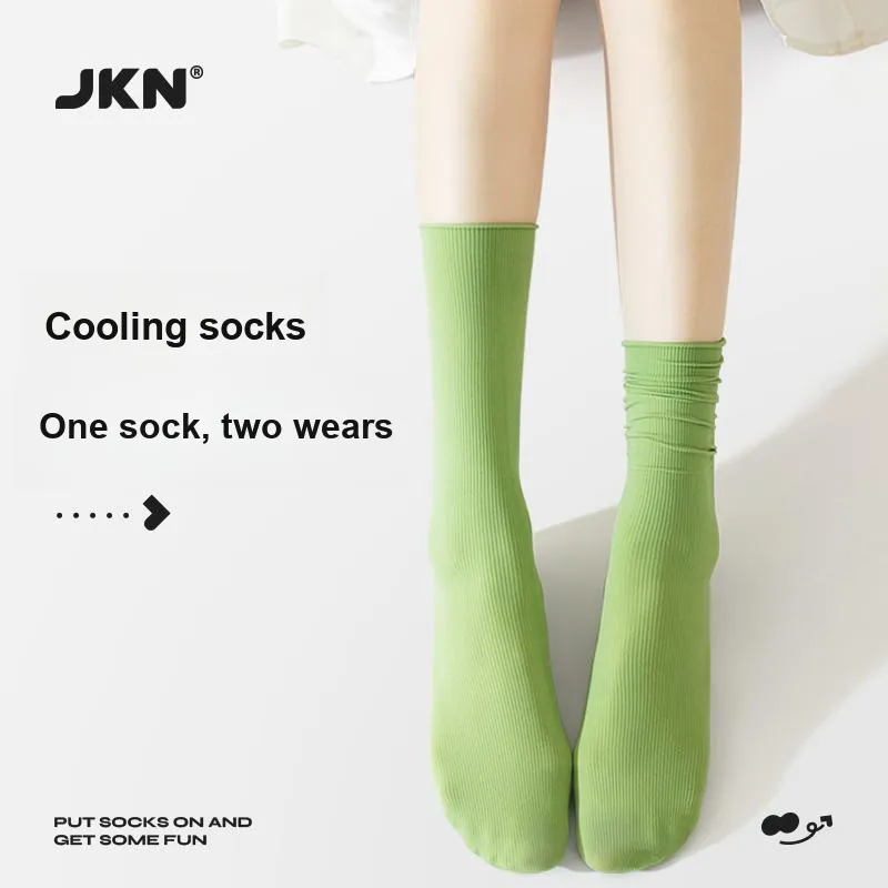 JKN Unisex Mid Calf Socks-5