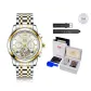 Gold White[Luxury Box+Leather Strap]