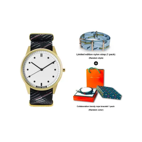 HYPERGRAND Watch Кварцевый механизм Нейлоновый ремешок Белый циферблат Унисекс NW01RAPI