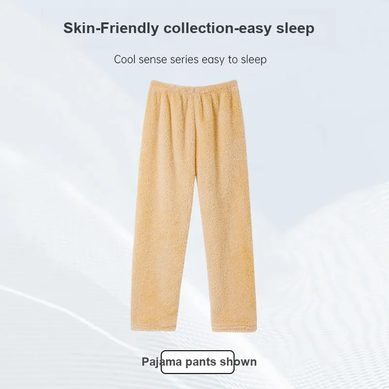 MADALLO Pajama Pants Women's Yellow-4