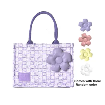 Hahhhsis Polyester Classic Bag Casual Commute Travel Handbag Large Size Women's Pink/Blue/Purple