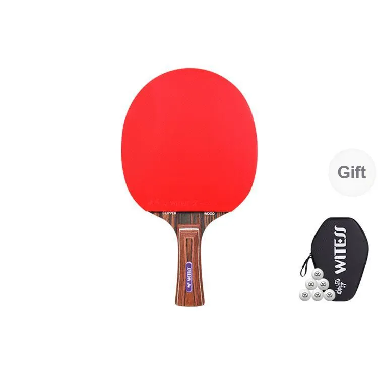WITESS Ping Pong Paddles Unisex All Wood With Carbon Fiber-5
