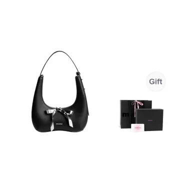 Muuluu Women's Star Bag Cow Leather Handbag, Shoulder Bag, Elegance Party Bag Regular Women's Orchid Pink/Black