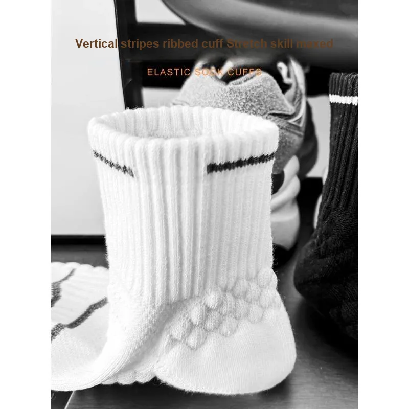 LUOLIAN Mid Calf Socks Unisex 4 Pack-3