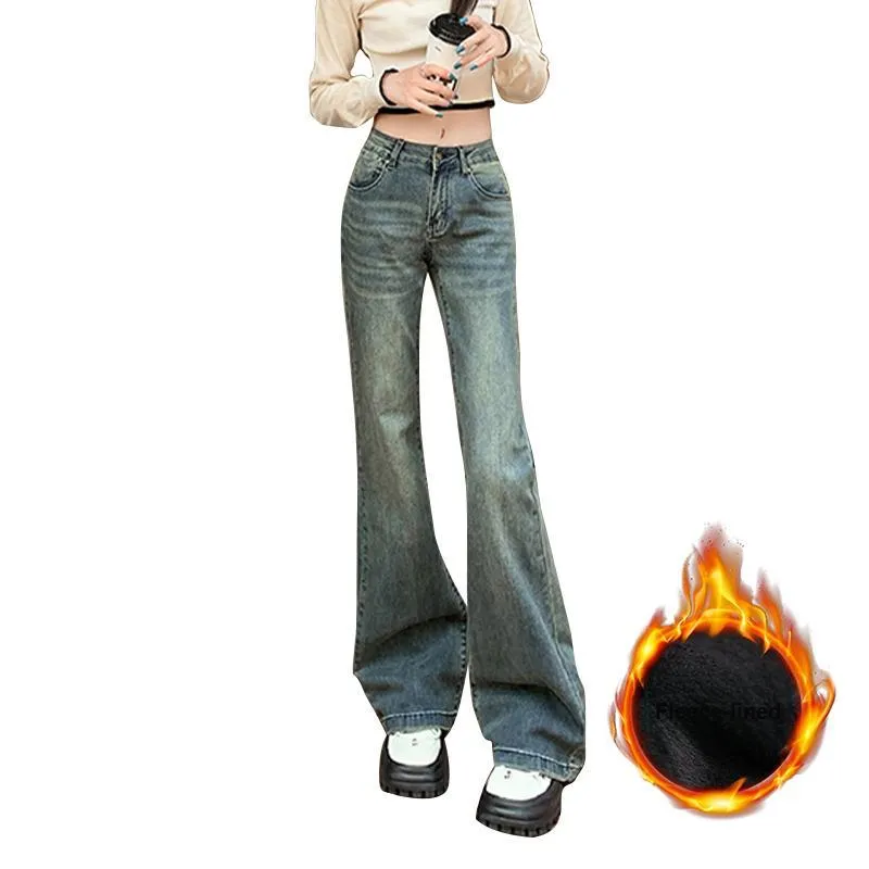FAIRWHALE Jeans Women's Vintage Blue-1