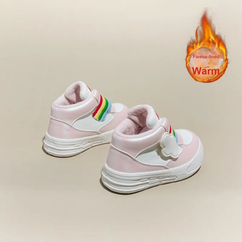 Disney Mickey Series Slip Resistant Thermal Kids' Skateboarding Shoes Kids'-3