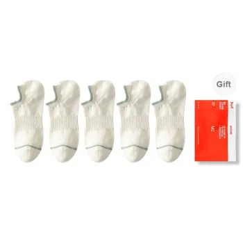 MIIOW No Show Socks Women's Shopping Bag 5 Pack