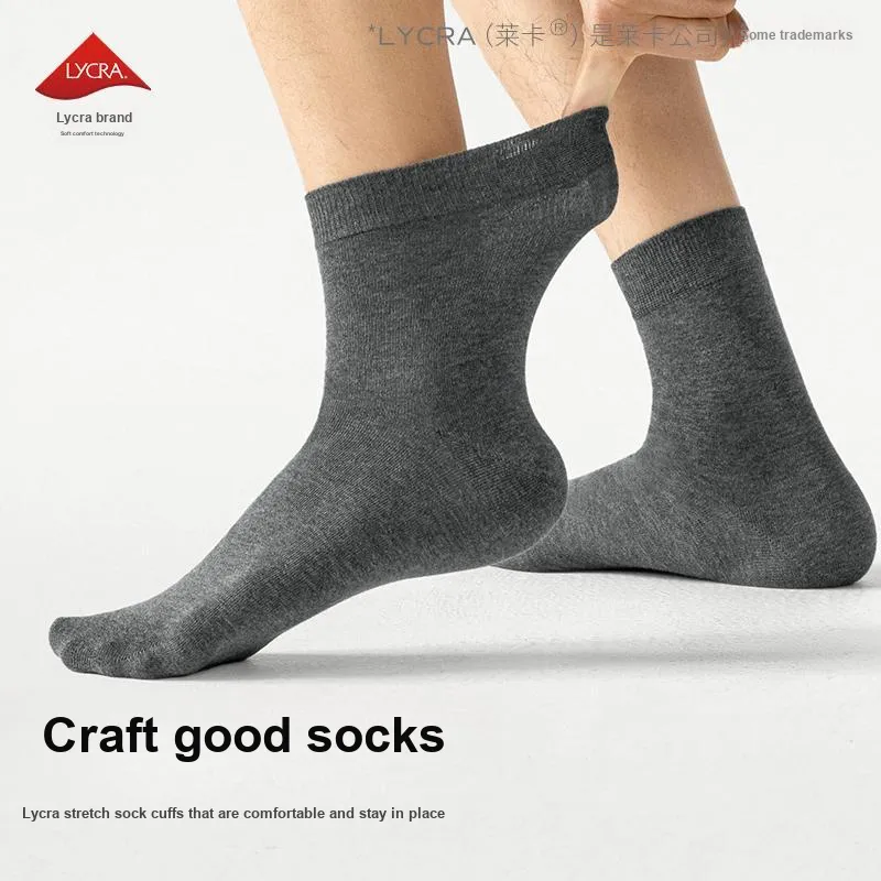 B&C.Room Mid Calf Socks Men's Combo Set-10