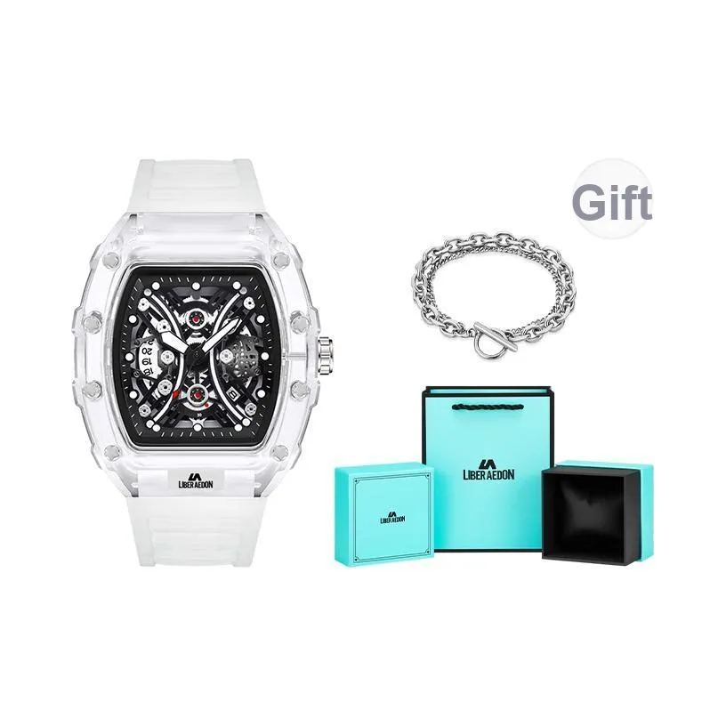 LIBER AEDON Кварцевый механизм Черный циферблат Мужские часы