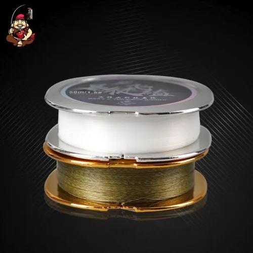 BenTing Fish Line Nano Composite Aggregation Fishing 50m White Gold