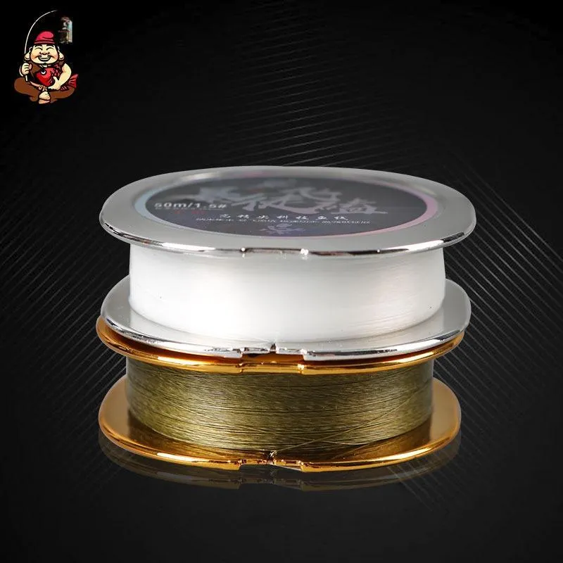 BenTing Fish Line Nano Composite Aggregation Fishing 50m White Gold-0