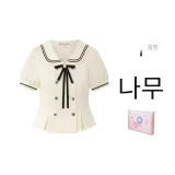 선물 박스 세트 - 화이트 무스 상의, 포함된 보타이