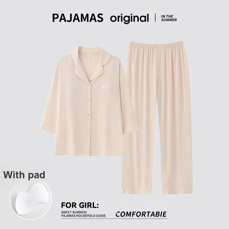 MADALLO Pajama Set Women's Skin-1