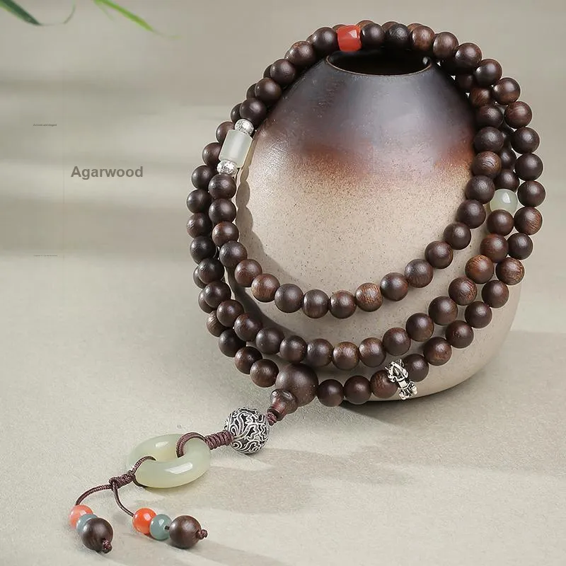 MUSHENGYUAN Fragrance Agarwood Bracelets Unisex-1