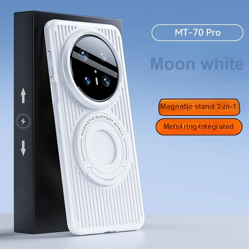 ZHUOJI PC Material Magnetic Stand Heat Dissipation Phone Case Compatibility Huawei Mate 70 Collection-5