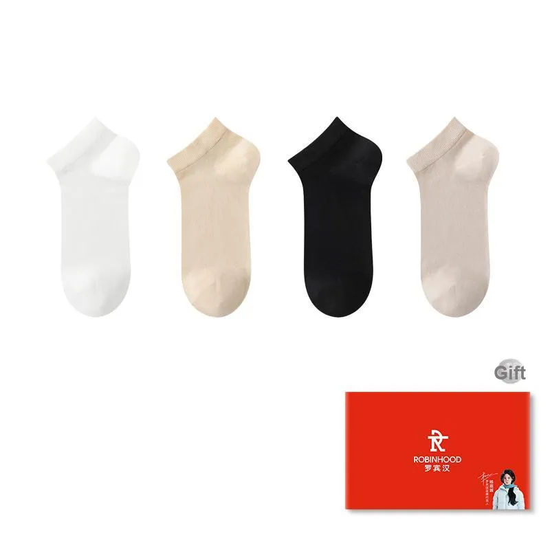 ROBINHOOD Ankle Socks Women's Box 4 Pack-6