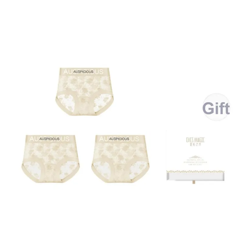 XIA.WA.ZHI.XIU Underpants Women's 3 Pack Gift Box Set-79