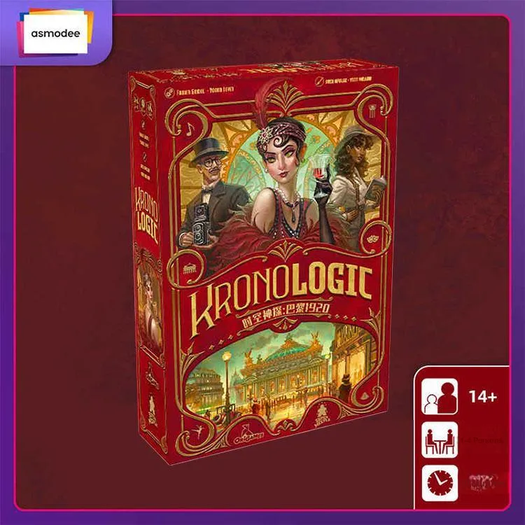 ASMODEE Time And Space Detective  Paris 1920 Board Games-1
